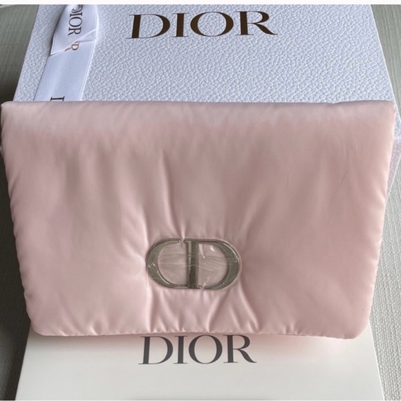 Dior Handbags - Dior Pink Puffy Cosmetic Bag, NIB 8x 5